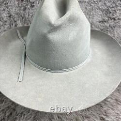 Resistol Laloo 4X XXXX Beaver Size 7 1/4 Gray A4103 Western Cowboy Hat READ