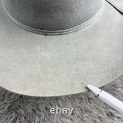 Resistol Laloo 4X XXXX Beaver Size 7 1/4 Gray A4103 Western Cowboy Hat READ