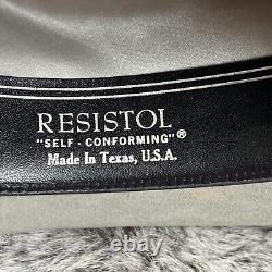 Resistol Laloo 4X XXXX Beaver Size 7 1/4 Gray A4103 Western Cowboy Hat READ