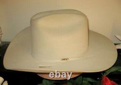 Resistol Men's Cattleman 6x Beaver Felt Hat, Crystal Color, Size 7