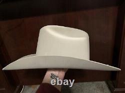 Resistol Mens 20X Silver Felt Cowboy Hat