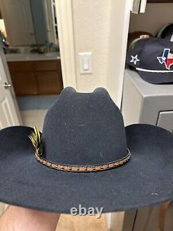 Resistol Midnight Blue 6x Felt Cowboy Hat In Great Shape 7 3/8 Make An Offer