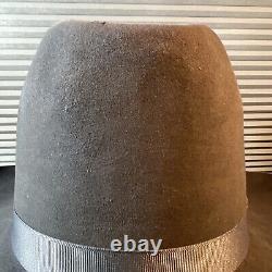 Resistol Quicksilver Sz 7 1/8 Self-Conforming 4X Beaver Granite Grey Cowboy Hat