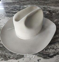 Resistol Rancher Cowboy Western Hat 5X Beaver 7 1/8 Crystal VERY SHARP