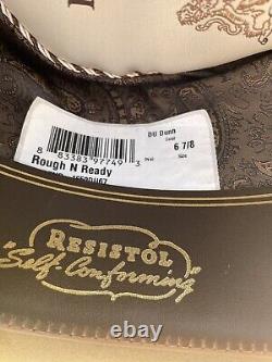 Resistol Rough N' Ready 30x Cowboy Hat Size 6 7/8