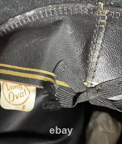 Resistol Self Conforming 4X Beaver Long Oval Size 7 1/4 Black Cowboy Hat Vintage
