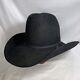 Resistol Self Conforming 4x Beaver Size 7 3/8 Black Cowboy Hat Vintage