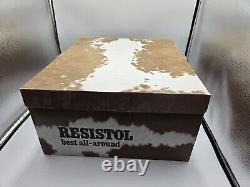 Resistol Self Conforming 4X Size 6 7/8 Tycoon Granite Grey With Orig Box