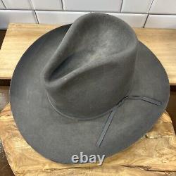 Resistol Self Conforming 4XXXX Beaver Size 7 1/4 Grey AA312 Tycoon Western Hat
