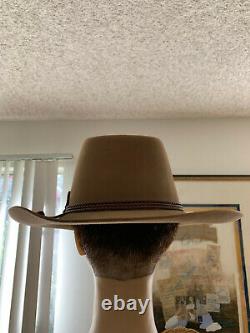 Resistol Self Conforming 4XXXX Beaver Size 7 3/8 Made in Texas, U. S. A