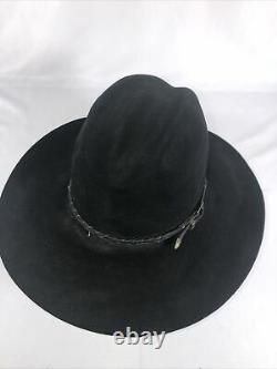 Resistol Self Conforming 5X Beaver Long Oval Rough Stock Western Hat 7 1/4
