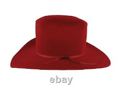 Resistol Self Conforming 5X Beaver Red Hat 6 3/4 Oval & Hat Box