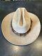 Resistol Self-conforming Hand Creased 7x Beaver Feather Cowboy Hat Size 7 1/4