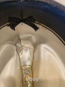 Resistol Self-Conforming Hand Creased 7X Beaver Feather Cowboy Hat Size 7 1/4