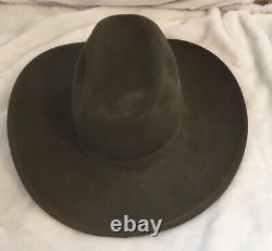 Resistol Self Conforming Vintage XXX Beaver Western Cowboy Hat Quadrill Moss