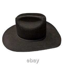 Resistol Self Conforming Western Cowboy Hat 4X Beaver 7 Long Oval Rancher