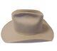 Resistol Self Conforming Western Cowboy Hat 6x Beaver 7 1/8 Long Oval Rancher
