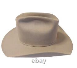 Resistol Self Conforming Western Cowboy Hat 6X Beaver 7 1/8 Long Oval Rancher