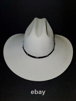 Resistol Signature Cowboy Western Hat 4X Beaver Felt Sz 6 3/4 Silver Belly 171