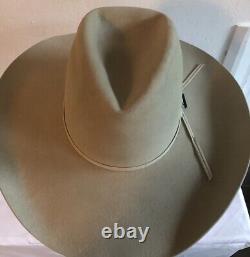 Resistol Silverbelly Vtg Long Oval Cowboy Hat 6 3/4 Beaver 4X Texas USA Western