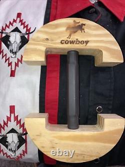 Resistol Size 7 Long Oval Self Conforming XXX Beaver PLUS Cowboy Hat Stretcher