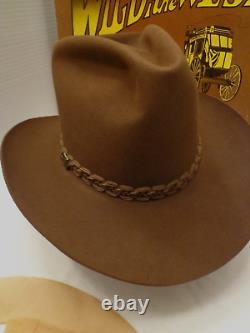 Resistol Stagecoach Self-Conforming Beaver Cowboy Hat, 6 7/8, Mink New in Box