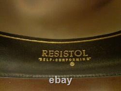 Resistol Stagecoach Self-Conforming Beaver Cowboy Hat, 6 7/8, Mink New in Box