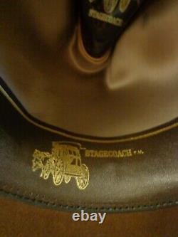 Resistol Stagecoach Self-Conforming Beaver Cowboy Hat, 6 7/8, Mink New in Box