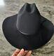 Resistol Vintage Cattleman 4x Beaver Cowboy Western Hat 7 1/8 Black Withbox