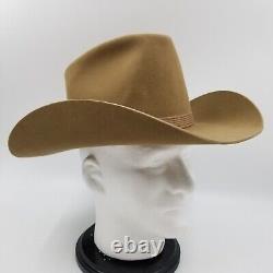 Resistol Western Self Conforming XXX Beaver Cowboy Hat Size 7 Box Canyon Brown
