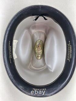 Resistol Wild West Cowboy Hat 7X Beaver W55 Chute Size 7 1/4 Perfect With box