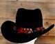 Resistol Xxx Beaver 2 Feather Headband Cowboy Hat Size 7 Vintage