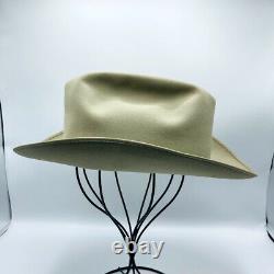 Resistol XXX Beaver Self Conforming Long Oval Western Cowboy Hat 7 1/4 Vintage