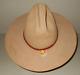 Resistol Xxxx 117 Pecan Cowboy Hat Size 7-1/2 Texas 4x Beaver Self Conforming