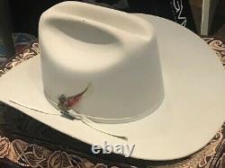 Resistol XXXXX 5X Beaver Felt Cowboy Hat SIZE 6 7/8 Cattleman Mist Tan Vintage
