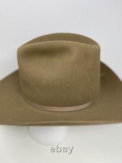 Resistol Xxx Beaver Western Self Conforming Cowboys Hat Sterling Sz 6 7/8