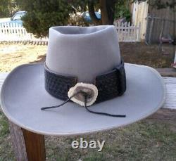 Resistol western hat 7 5/8 Genuine Fur Felt Johnny Depp Nick Fouquet Style