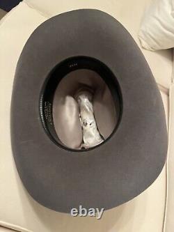 Resistor Grey Size 7 1/8 Made In Texas USA 4X Beaver Self-Conforming Western Hat