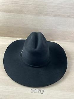 Rodeo King 5X Beaver Quality Black Western Cowboy Hat Men's Size 6 3/4