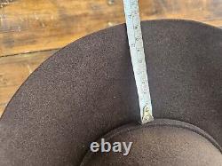 Rodeo King 5X Beaver Western Cowboy Hat Men's Chocolate Brown