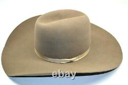 Rodeo King 7X BEAVER PECAN Felt SIZE 6 7/8 Cowboy Hat USA MADE $205