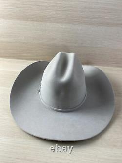 Rodeo King ALBOUM 7X Silver Belly Beaver Cowboy Hat Mens Size 7