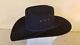Rodeo King Black Western Cowboy Hat 5x Beaver Quality Felt Size 6 7/8 Excellent
