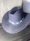 Rodeo King Blue Felt Hat Native Beads 7x Beaver Cowboy Hat Size 7