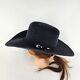 Rodeo King Men's 15x Beaver Western Hats Size 7 Black Wide Brim Cowboy Hat