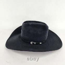 Rodeo King Men's 15X Beaver Western Hats Size 7 Black wide Brim Cowboy Hat