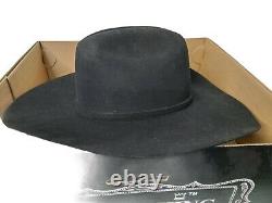 Rodeo King Men's Low Rodeo 7X Felt Cowboy Hat Beaver Quality 6 3/4