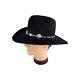 Rodeo King Miller Stockman Cowboy Hat Size 7 1/8 Black 5x Beaver Quality Western