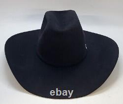 Rodeo King Rodeo 5X Beaver Felt Cowboy Hat Black Size 6 3/4