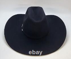 Rodeo King Rodeo 5X Beaver Felt Cowboy Hat Black Size 6 3/4